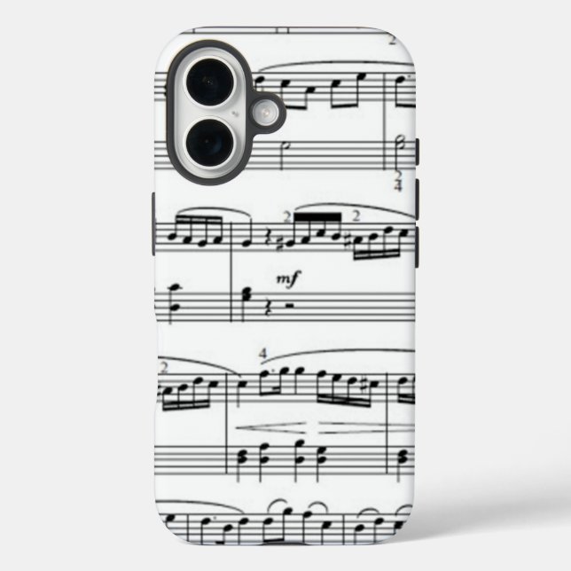 musikalische Noten Case-Mate iPhone Hülle (Rückseite)