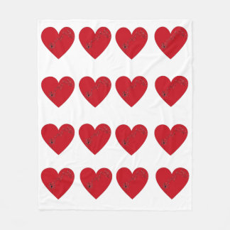 Musikalische Noten im Herzen, Fleece Blanket