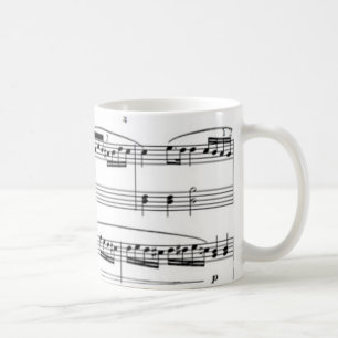musikalische Noten Kaffeetasse
