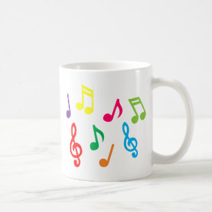 Musikalische Noten Kaffeetasse