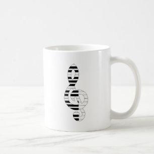 musikalische Noten Tasse