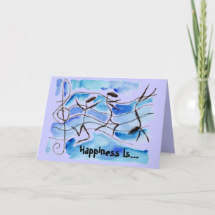 Musikalische Notizen Glück ist das Leben Set für M