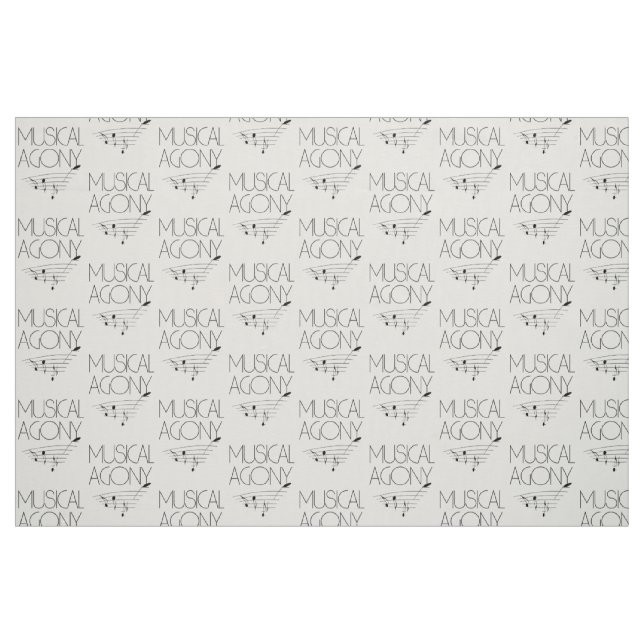 musikalische Qual Stoff (Fat Quarter (45,7 x 55,9 cm))