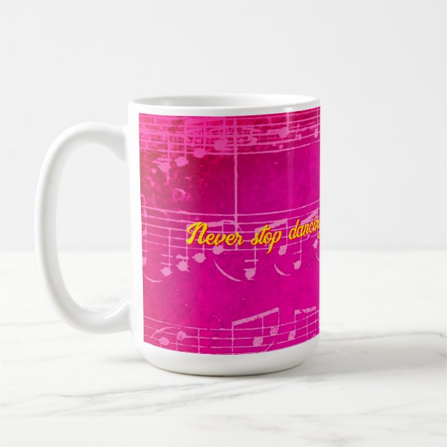Musikalische Schritte - Cha-Cha-charmante Tasse (Links)