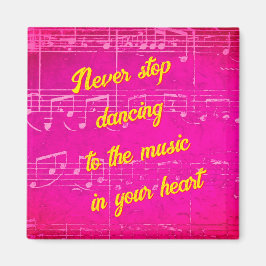 Musikalische Schritte - Cha-Cha-Charming-Magnet Magnet