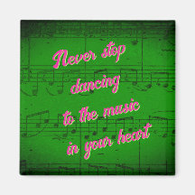 Musikalische Schritte - Forest Fanfare Magnet