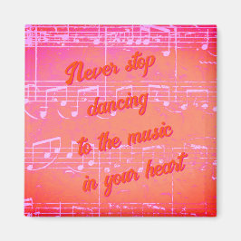 Musikalische Schritte - Mango Tango Magnet