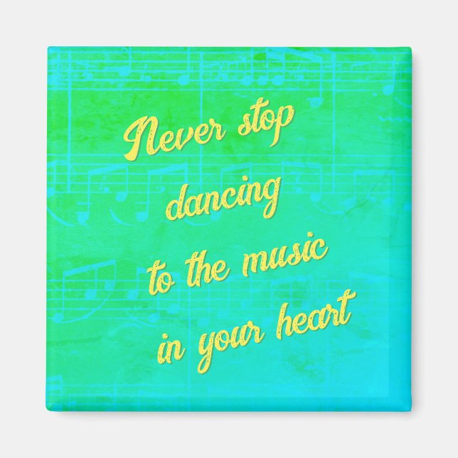 Musikalische Schritte - Seaside Sway Magnet (Vorne)