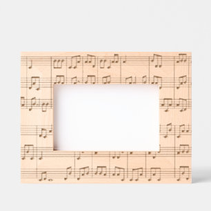Musikalische Score-Laser Etched Picture Frame Geätzte Rahmen