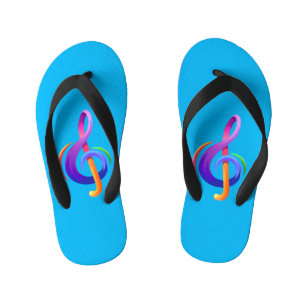 Musikalische Slippers für Musikfans Kinderbadesandalen