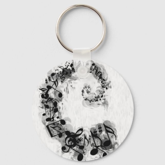 Musikalische Spirale Schlüsselanhänger (Vorderseite)