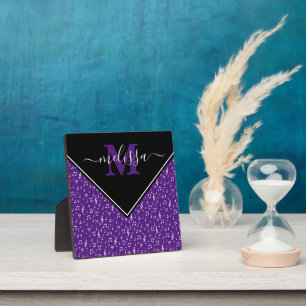 Musikalische Symbole personalisierte Tafel Fotoplatte