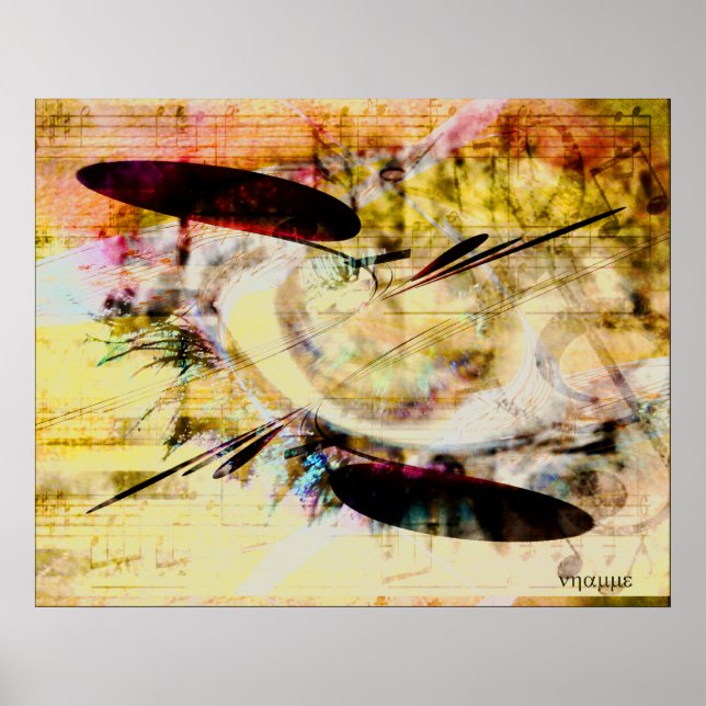 Musikalische Träume Poster (Vorne)