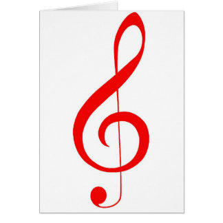 Musikalischer "Anmerkungen" _Red dreifacher Clef