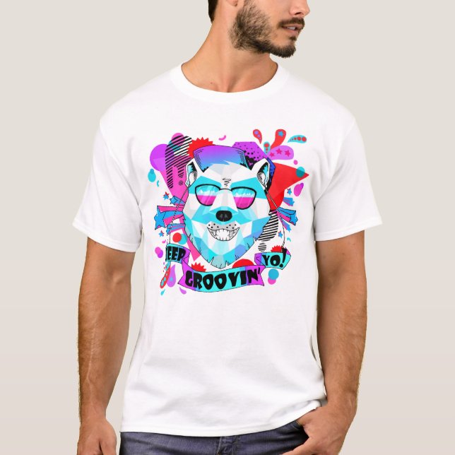 Musikalischer Bär T-Shirt (Vorderseite)