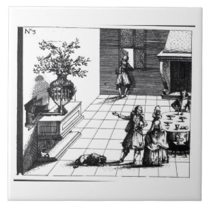 Musikalischer Baum des Vogelliedes, erschienenes Fliese