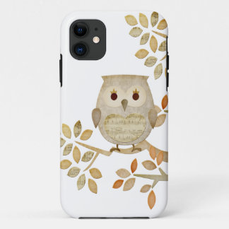 Musikalischer Baum-Eulen-Fall Case-Mate iPhone Hülle