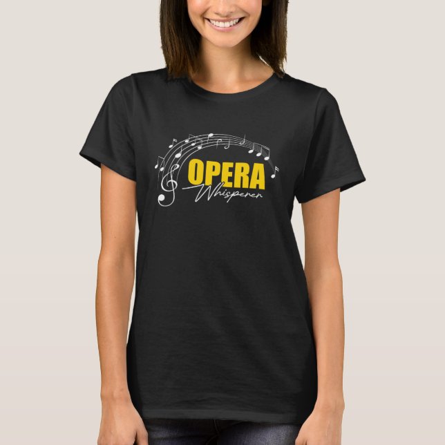 Musikalischer Chor Opernsänger 1 T-Shirt (Vorderseite)