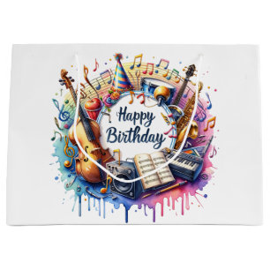 Musikalischer Geburtstag Große Geschenktüte