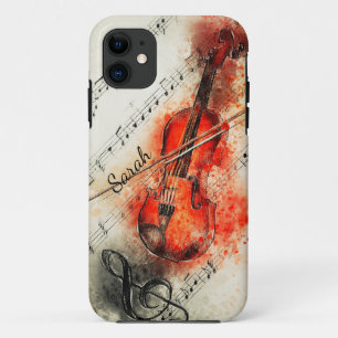 Musikalischer Individuelle Name der Violinmusiker Case-Mate iPhone Hülle