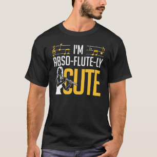 Musikalischer Instrumentenspieler Flattesikmusiker T-Shirt