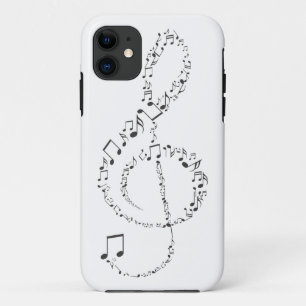 Musikalischer Violinschlüssel iPhone 11 Hülle