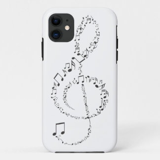 Musikalischer Violinschlüssel iPhone 11 Hülle