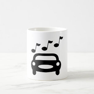 Musikalisches Auto Kaffeetasse
