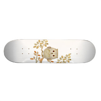 Musikalisches Baum-Eulen-Skateboard Skateboard
