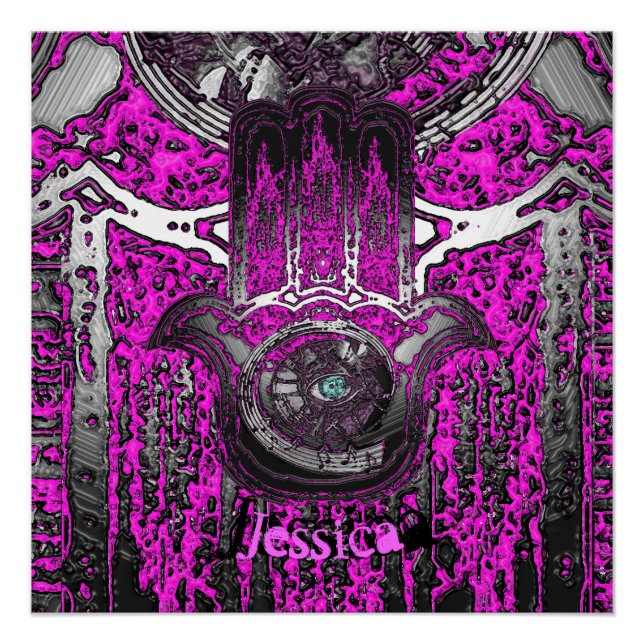 Musikalisches Erwachen (Rosa) Poster (Vorderseite)
