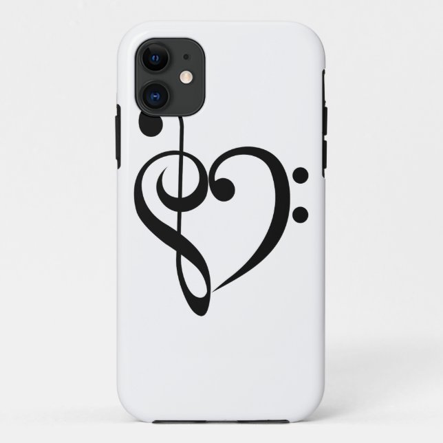 Musikalisches Herz Case-Mate iPhone Hülle (Rückseite)