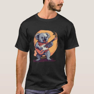 Musikalisches Koala-Bär für ein melodisches Statem T-Shirt