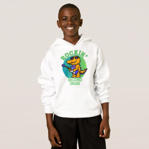 Musikalisches Krokodil zurück zur Schule - Maßgesc Hoodie
