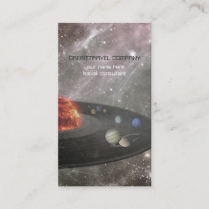 Musikalisches, mystisches, magisches Reisebüro Visitenkarte