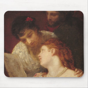 Musikalisches Party, 1874 Mousepad