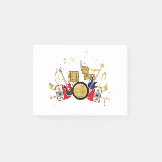 musikalisches Party Gitarre Drum Set musikalisch Post-it Klebezettel