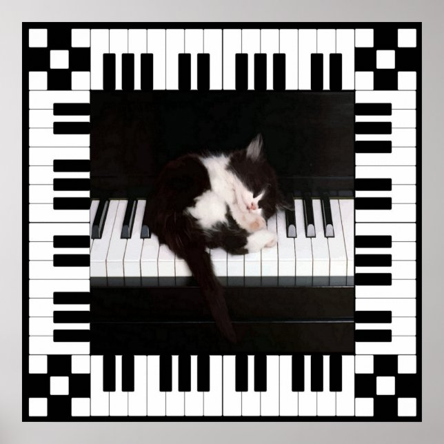 Musikalisches Schlafposter Poster (Vorne)