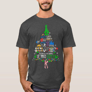Musikalisches Theater Weihnachtsbaum Weihnachten T-Shirt
