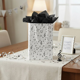 musikalisches Thema Kleine Geschenktüte