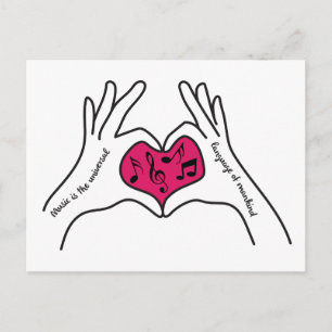 Musikangebot Postkarte