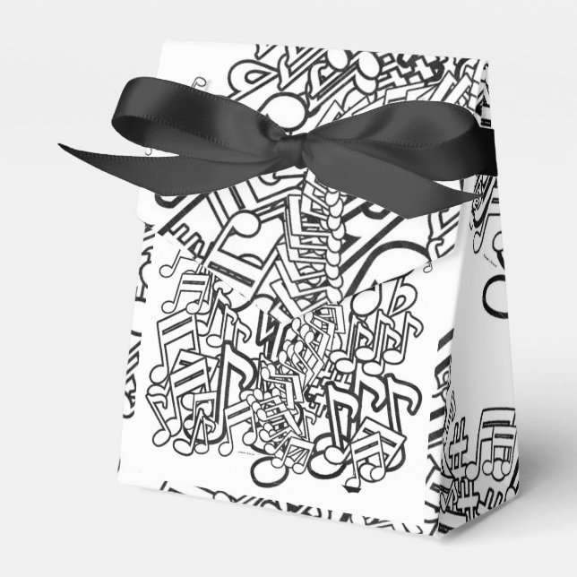 MUSIKANISCHE HINWEISE GESCHENKSCHACHTEL (Vorderseite)