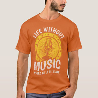 Musikband Piano Gitarre T-Shirt
