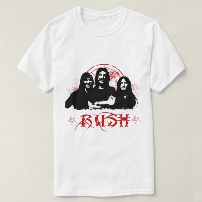 Musikband Rock Legend Rush T-Shirt (Design vorne)
