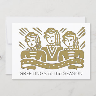 Musikchor Weihnachtschoir Grußkarte Dankeskarte