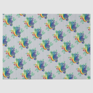 Musikclef-Blumenstrauß Seidenpapier