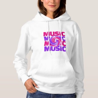 Musikdesign Frauenschuh Hoodie