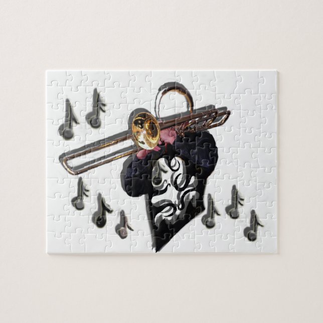 Musikdesigntrommler Puzzle (Horizontal)