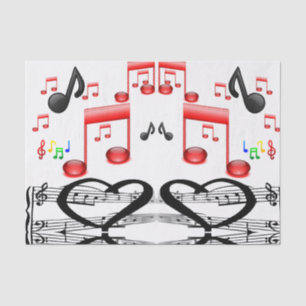 Musiker aus dekorativem Papierwerk Seidenpapier