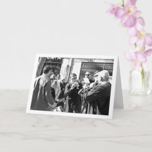 Musiker aus Lliria, spanisches Porträt Karte