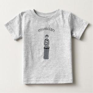 musiker baby t-shirt